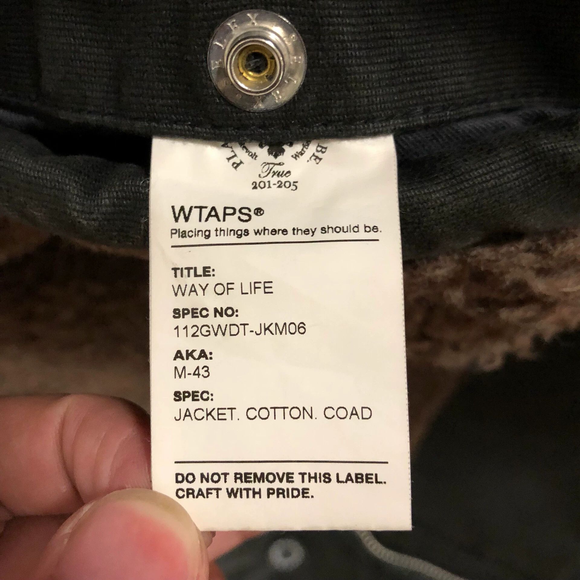 Wtaps Wtaps 11AW M43 Cotton Jacket Size US M / EU 48-50 / 2 - 8 Thumbnail