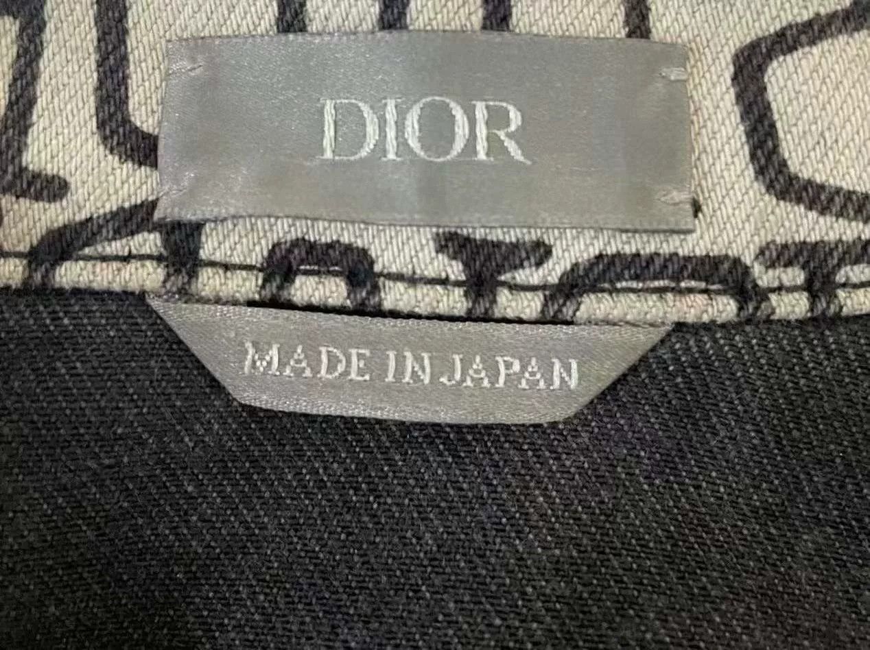 Dior Dior Logo Print Denim Jacket Size US M / EU 48-50 / 2 - 4 Thumbnail