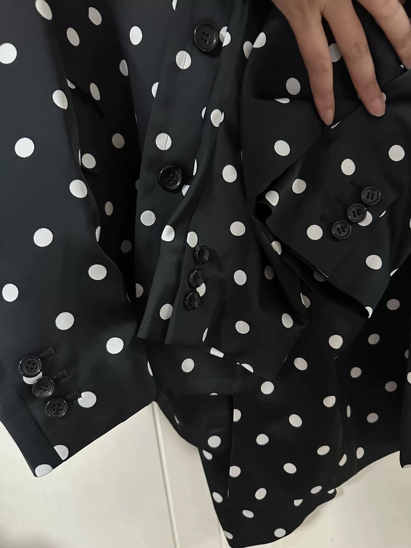 Comme des Garcons CDG Polka Dot Four-Sleeve Blazer Size US S / EU 44-46 / 1 - 3 Thumbnail