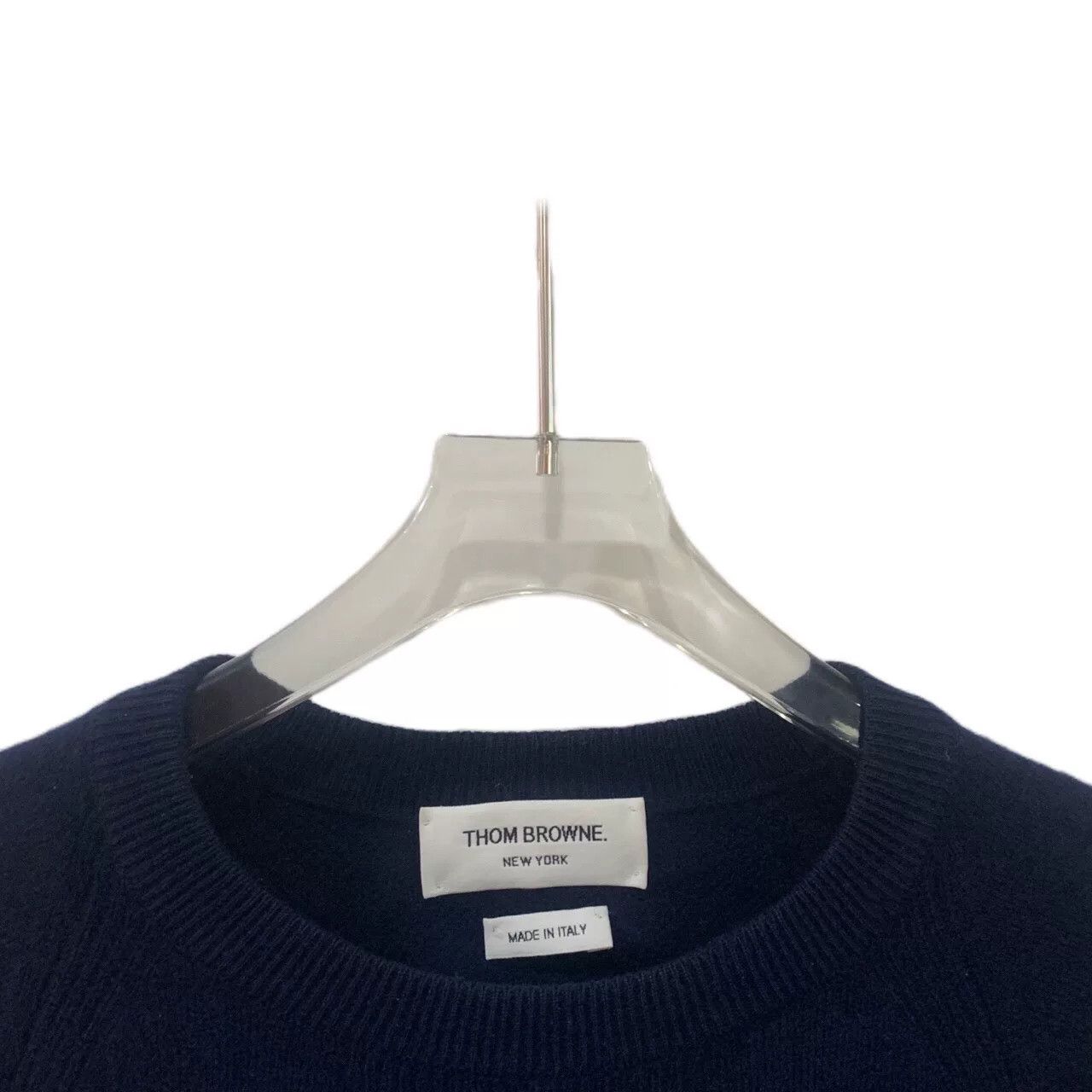 Thom Browne thom browne navy classic long sleeve knitwear Size US XS / EU 42 / 0 - 3 Thumbnail