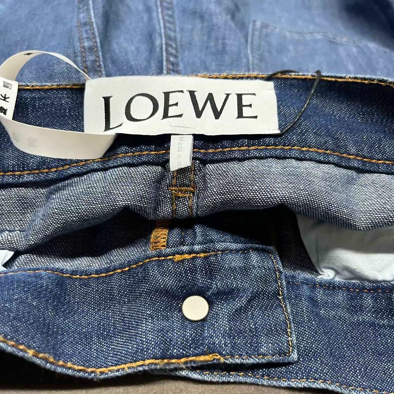 Loewe Loewe 25 New Back Logo Denim Pants Size US 36 / EU 52 - 3 Thumbnail