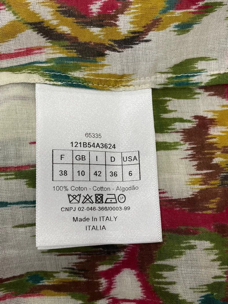 Dior Dior Colorful Print Shirt Top Size US M / EU 48-50 / 2 - 4 Thumbnail