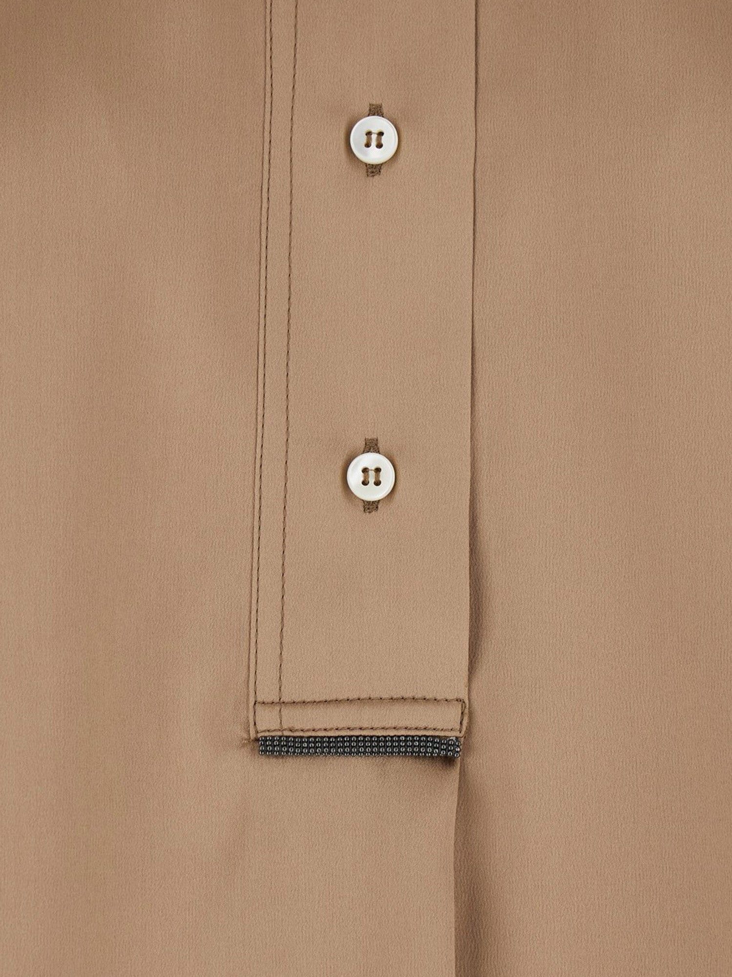 Brunello Cucinelli Brunello Cucinelli Silk blend shirt Tag Size M Women - USA Tariffs Included Size M / US 6-8 / IT 42-44 - 3 Thumbnail