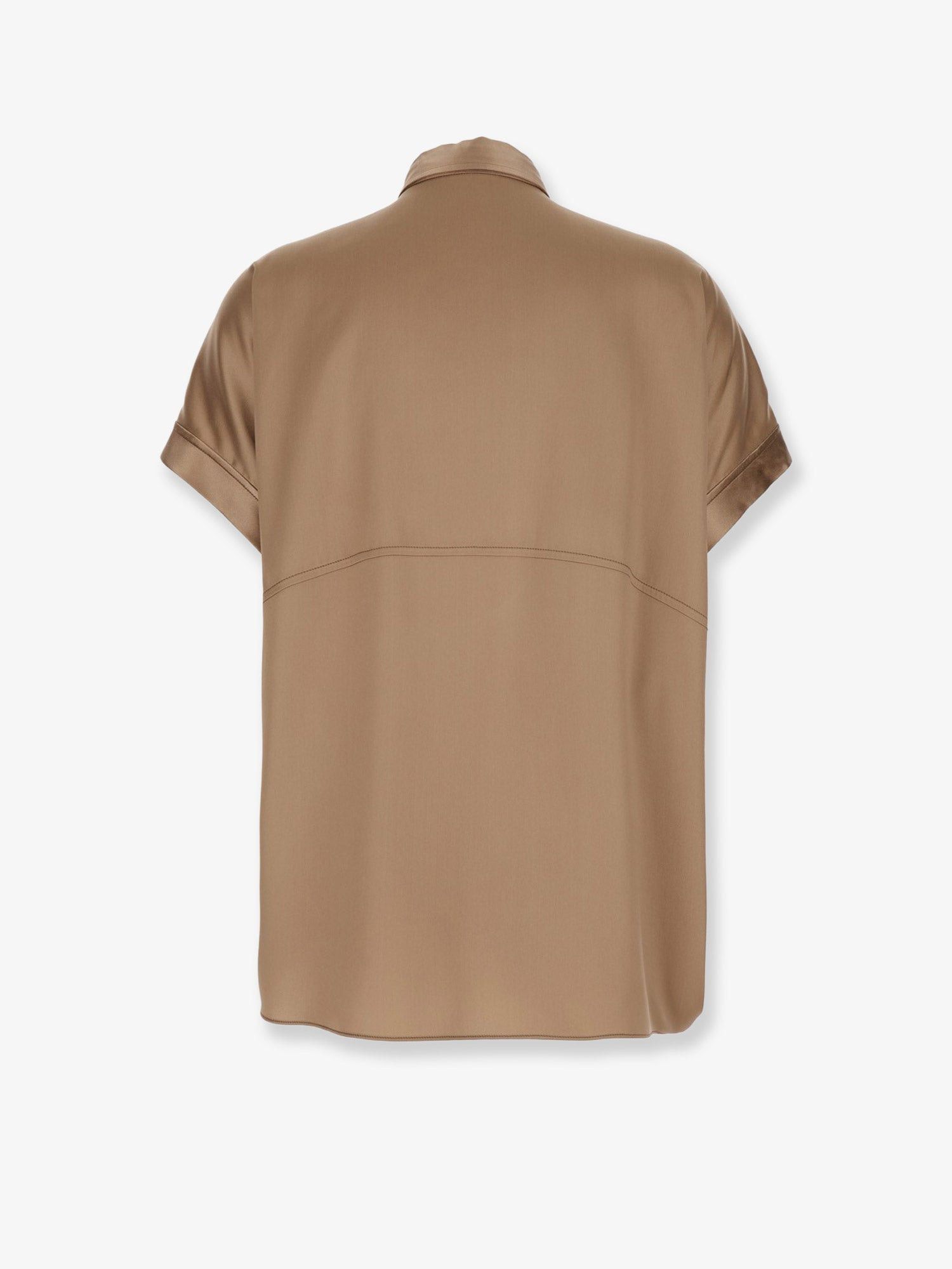 Brunello Cucinelli Brunello Cucinelli Silk blend shirt Tag Size M Women - USA Tariffs Included Size M / US 6-8 / IT 42-44 - 2 Thumbnail