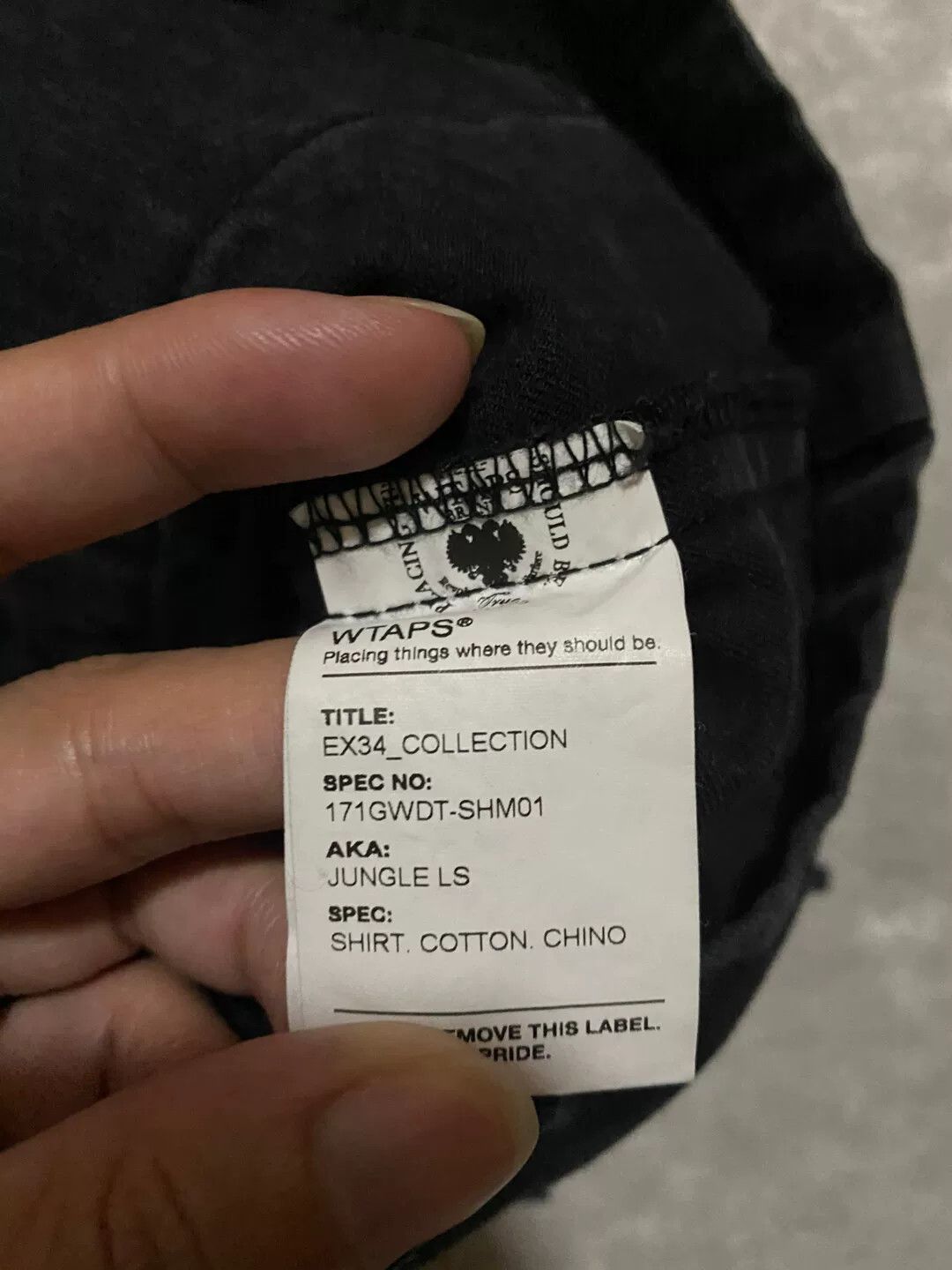 Wtaps WTAPS 17SS Four-Pocket Jacket S Black Size US S / EU 44-46 / 1 - 6 Thumbnail