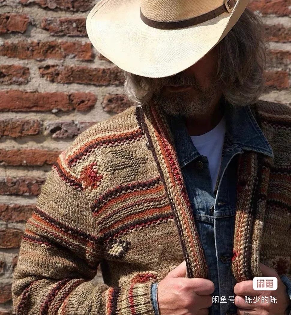 RRL Ralph Lauren RRL Shawl Collar Southwest Sweater Size US XS / EU 42 / 0 - 9 Thumbnail