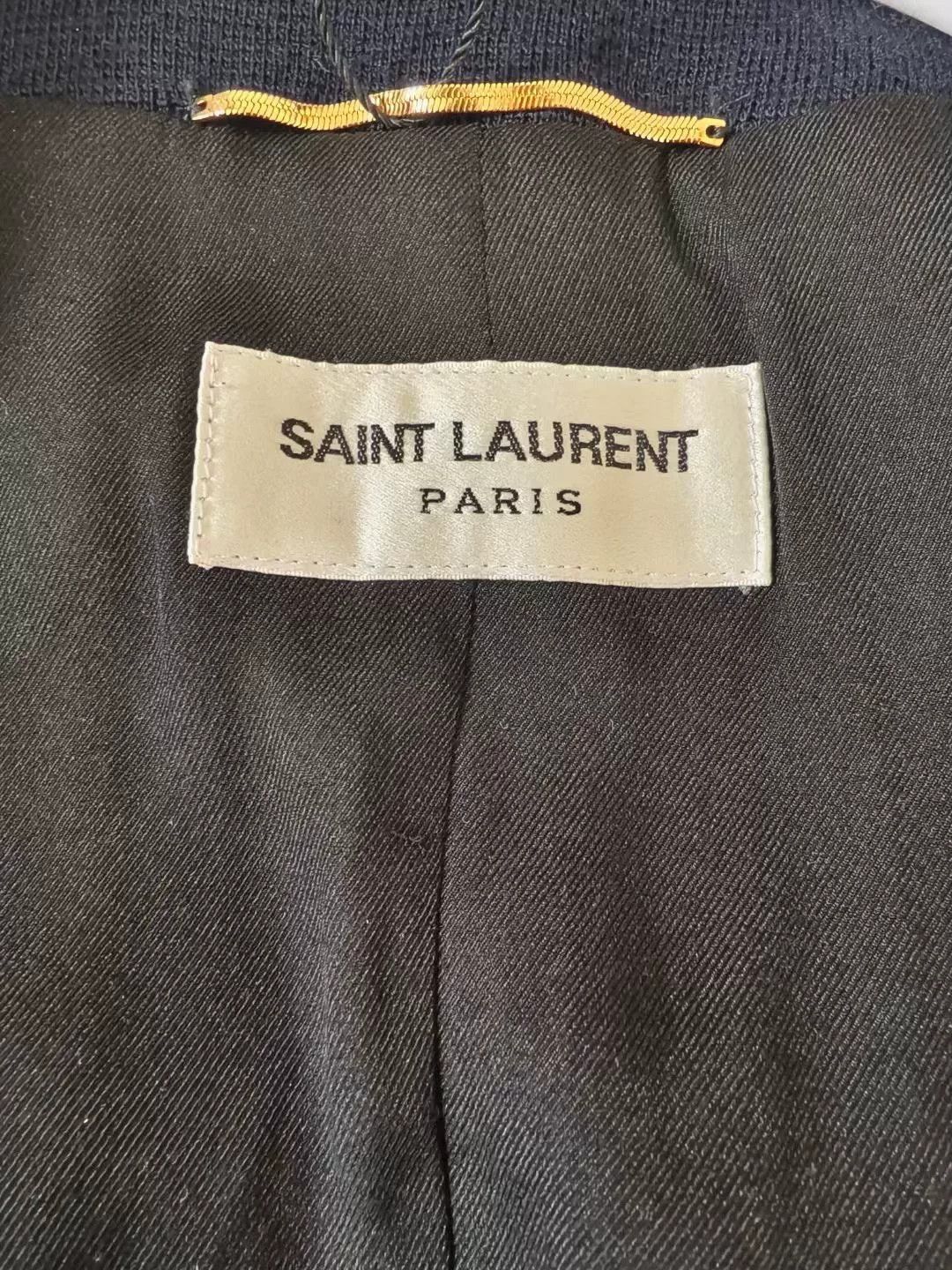 Saint Laurent Paris saint laurent double-breasted wool coat Size US S / EU 44-46 / 1 - 3 Thumbnail