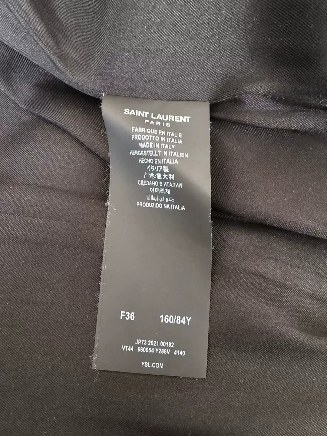 Saint Laurent Paris saint laurent double-breasted wool coat Size US S / EU 44-46 / 1 - 4 Thumbnail