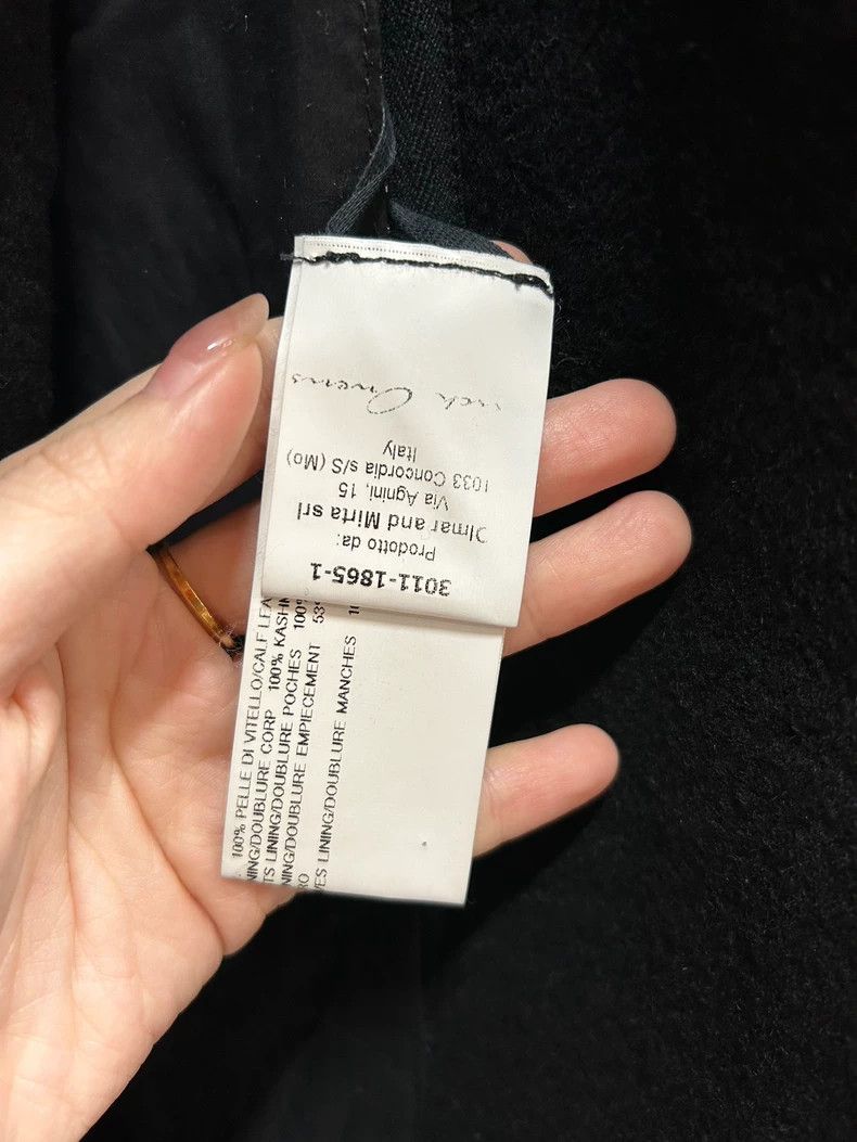 Rick Owens Rick Owens Leather Wool Long Coat Size US M / EU 48-50 / 2 - 4 Thumbnail