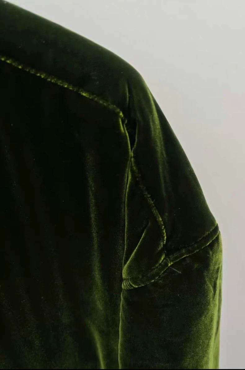 Haider Ackermann HAIDER ACKERMANN Velour Collar Jacket Size US M / EU 48-50 / 2 - 3 Thumbnail