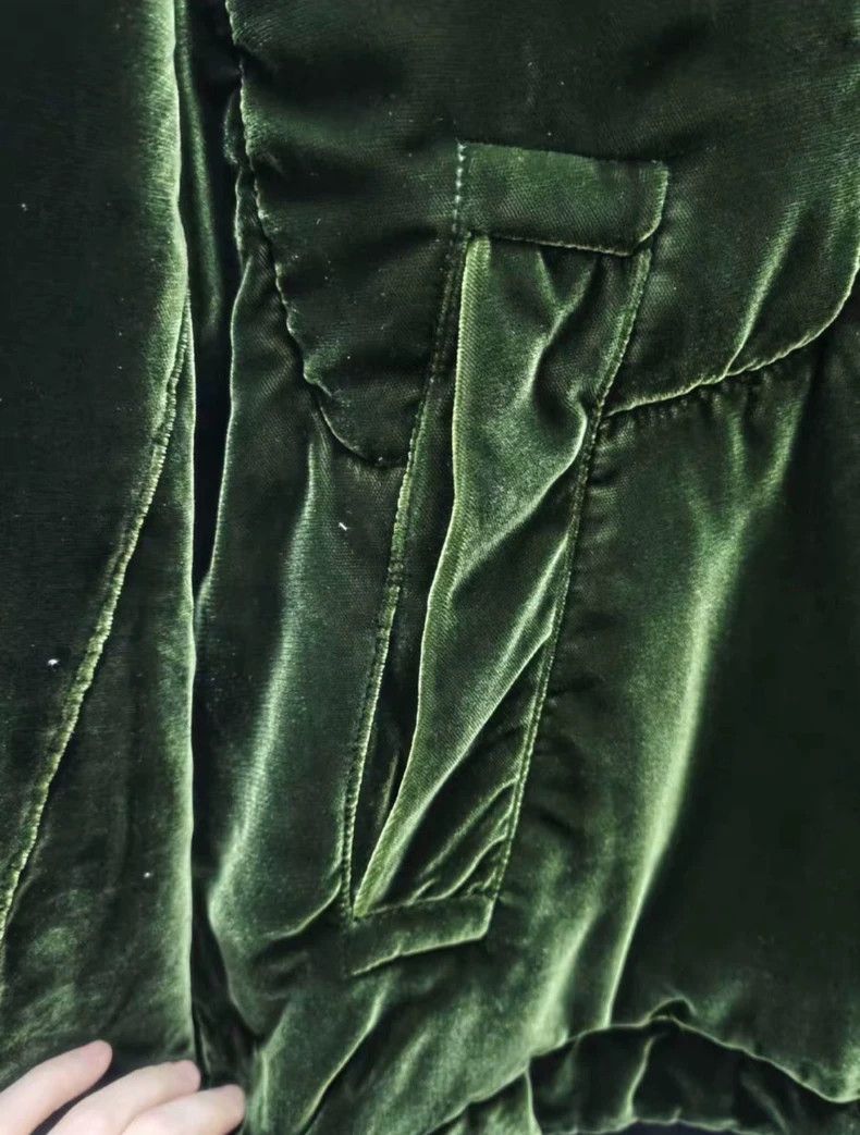 Haider Ackermann HAIDER ACKERMANN Velour Collar Jacket Size US M / EU 48-50 / 2 - 4 Thumbnail