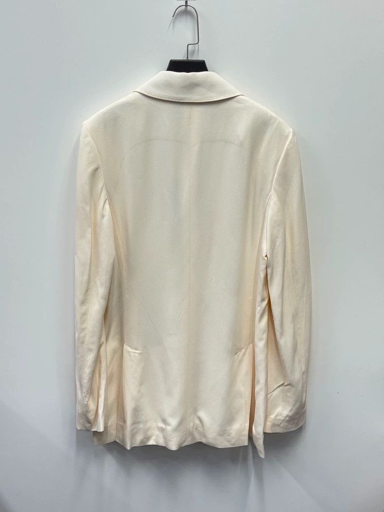 Haider Ackermann Haider Ackermann White Double-Breasted Blazer Size US M / EU 48-50 / 2 - 4 Thumbnail