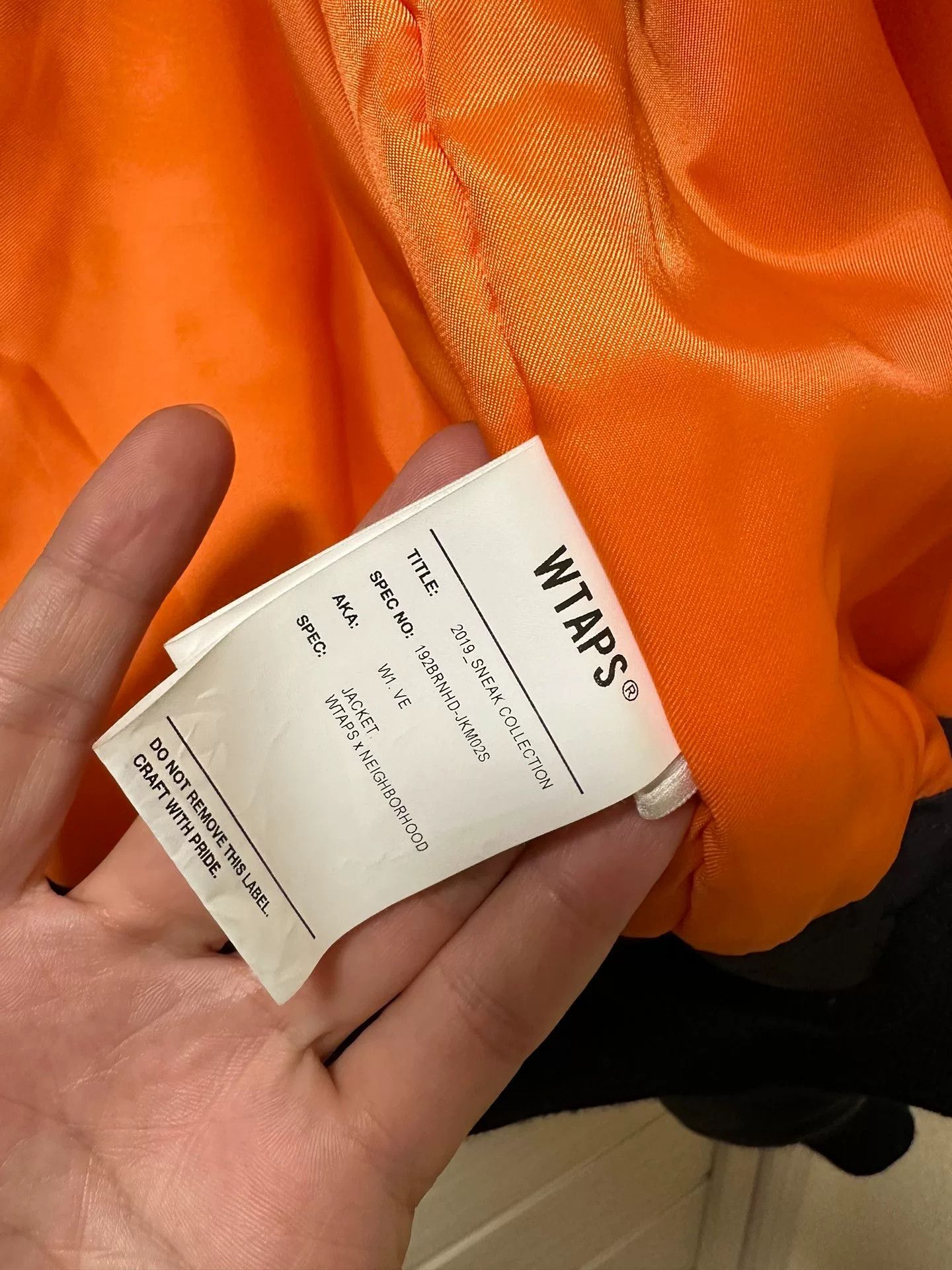 Wtaps WTAPS x NEIGHBORHOOD MA1 Jacket Size US L / EU 52-54 / 3 - 8 Thumbnail