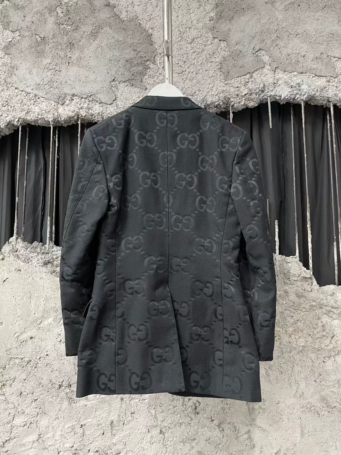 Gucci Gucci Logo Patterned Blazer Size US XS / EU 42 / 0 - 2 Thumbnail