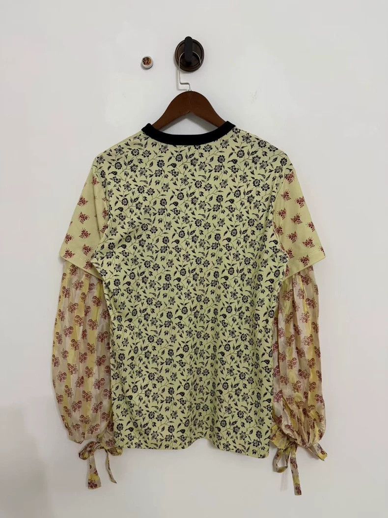 Louis Vuitton Louis Vuitton Beige Floral Print Long Sleeve Shirt Size US S / EU 44-46 / 1 - 3 Thumbnail