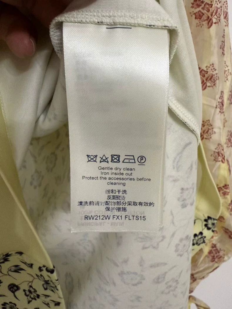 Louis Vuitton Louis Vuitton Beige Floral Print Long Sleeve Shirt Size US S / EU 44-46 / 1 - 5 Thumbnail