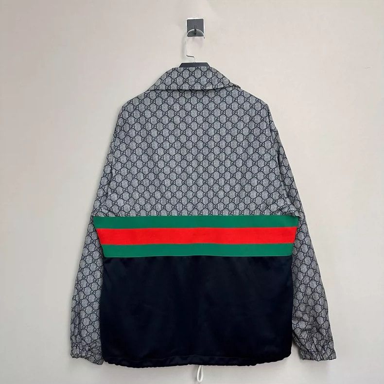 Gucci Gucci Vintage Red Green Stripe Jacket Size US M / EU 48-50 / 2 - 2 Thumbnail