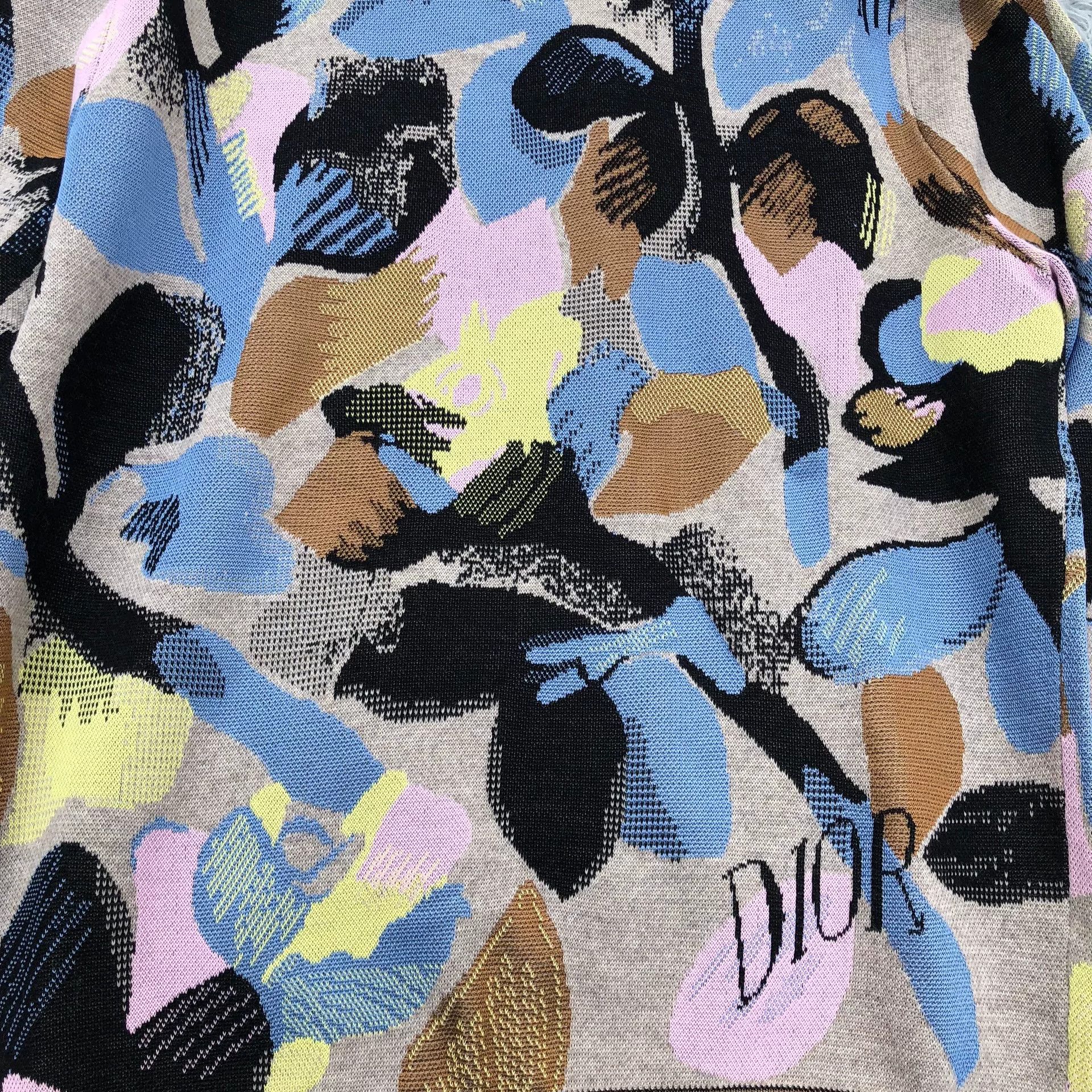 Dior Dior Floral Graffiti Knit Sweater Size US M / EU 48-50 / 2 - 5 Thumbnail