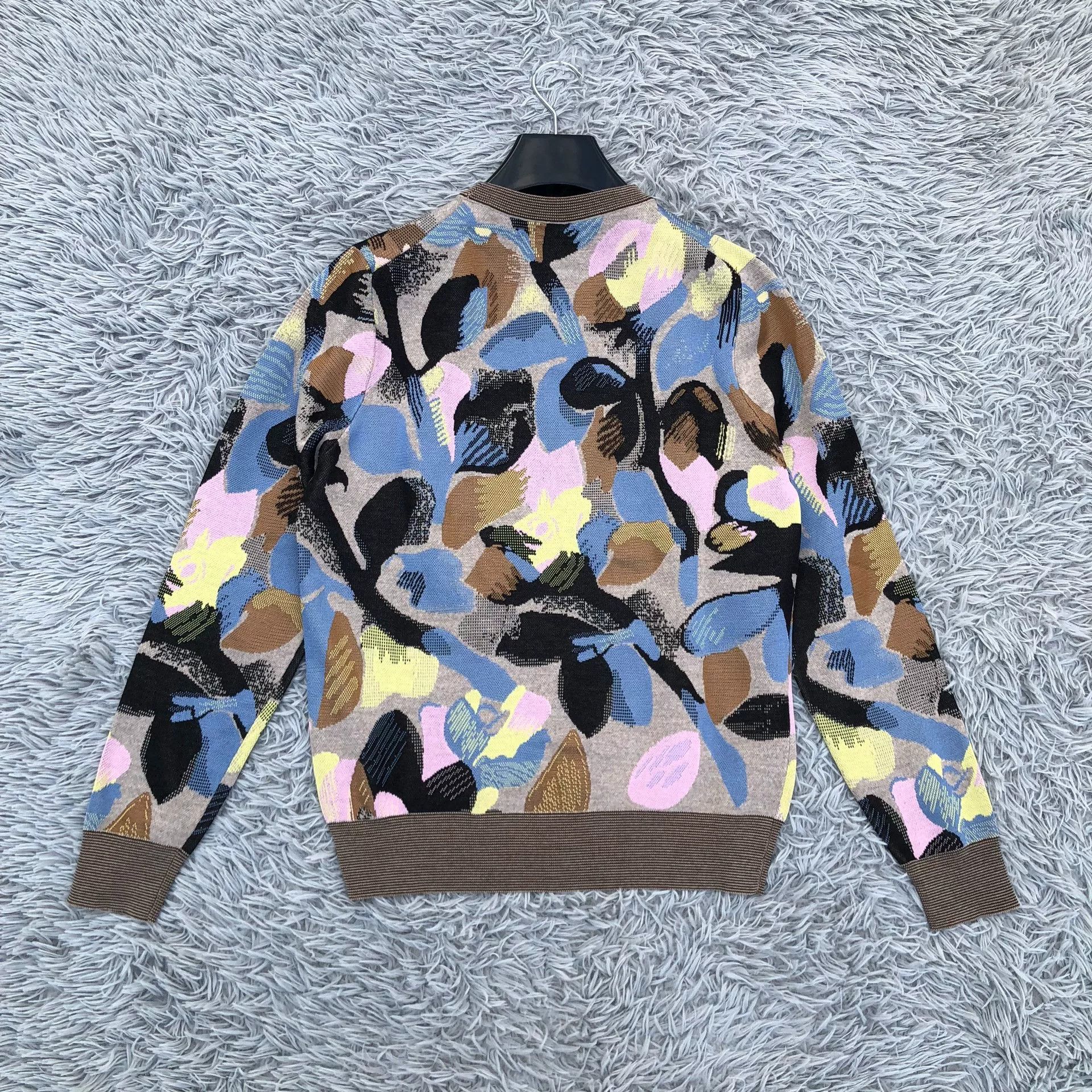 Dior Dior Floral Graffiti Knit Sweater Size US M / EU 48-50 / 2 - 6 Thumbnail
