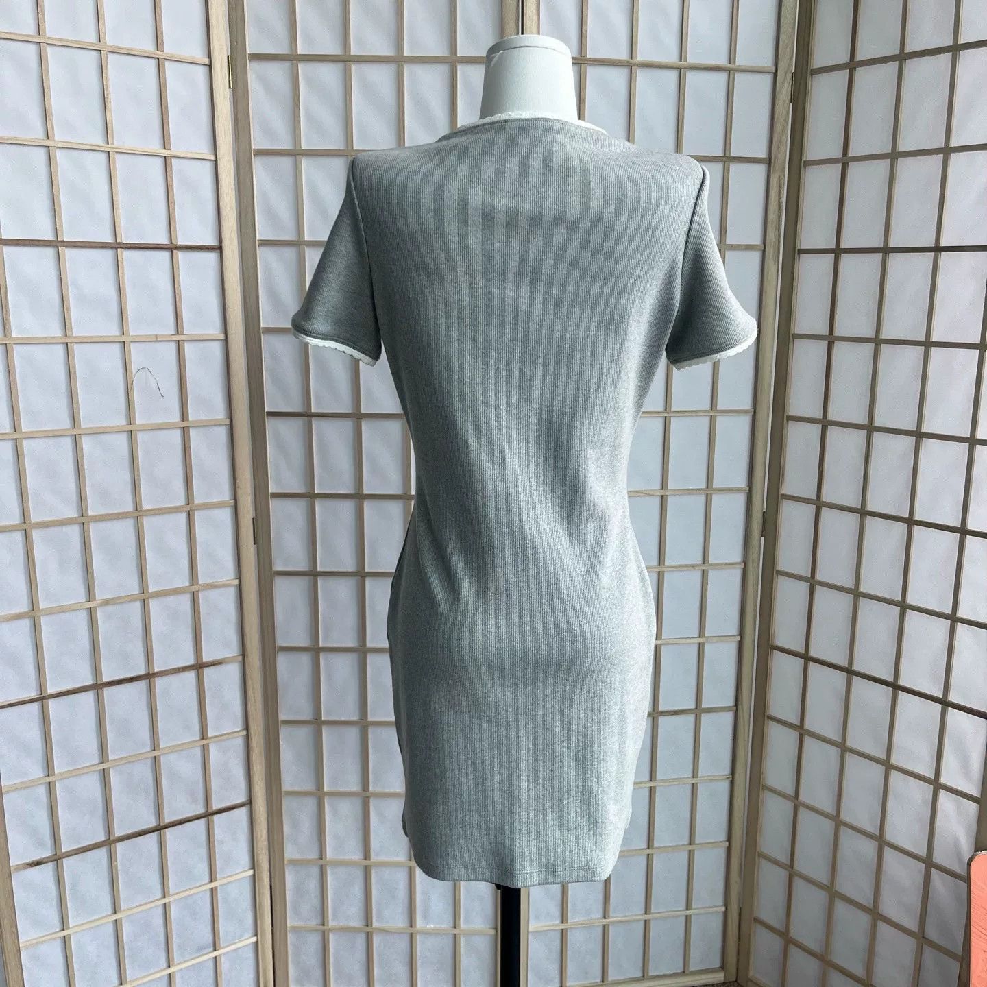 Miu Miu gray miu miu dress size L brand new Size L / US 10 / IT 46 - 2 Thumbnail