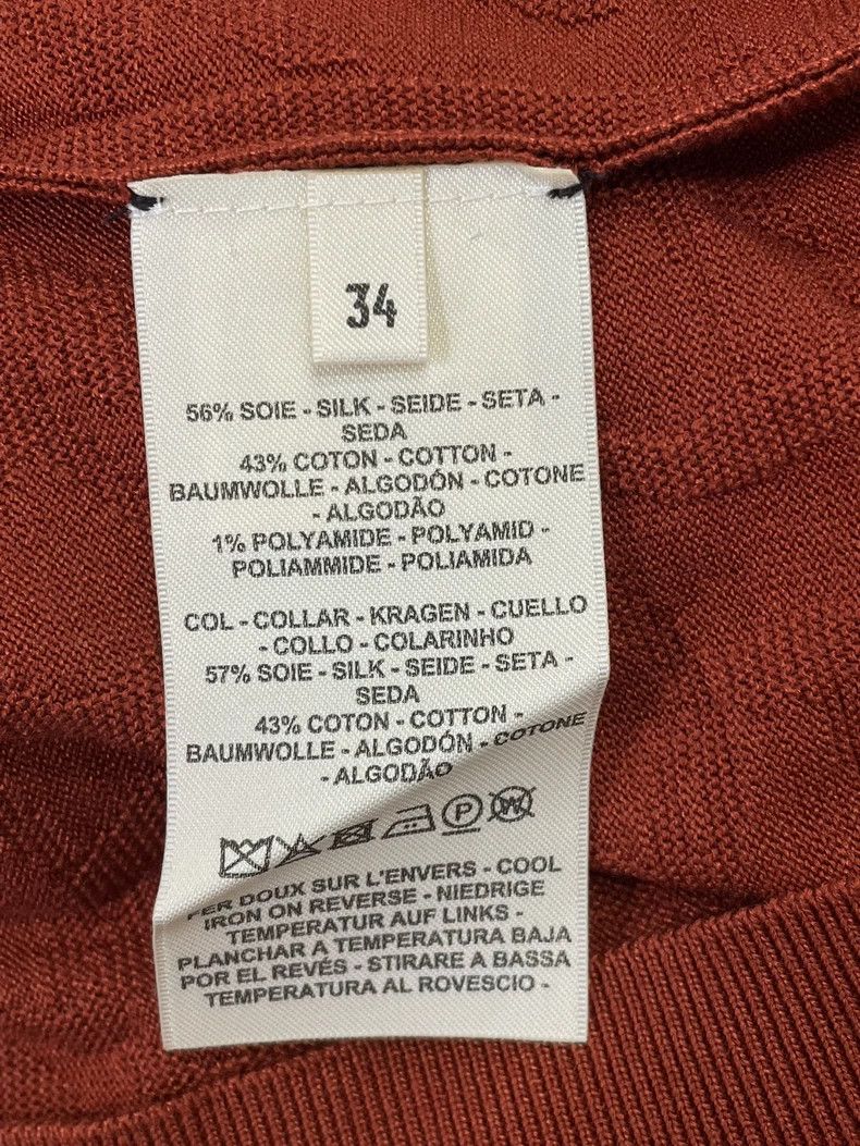 Hermes Hermes Red Pig Nose Print Short Sleeve Top Size US M / EU 48-50 / 2 - 5 Thumbnail