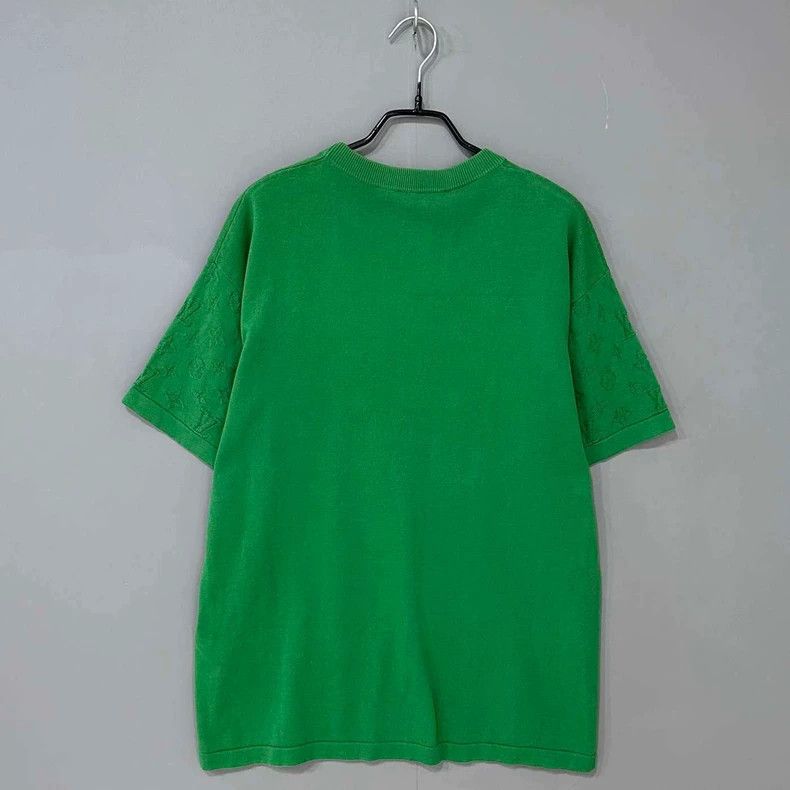 Louis Vuitton Louis Vuitton Green Knit Short Sleeve Size US S / EU 44-46 / 1 - 3 Thumbnail