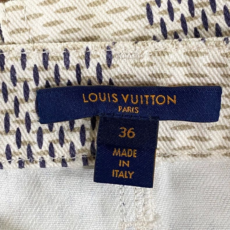 Louis Vuitton Louis Vuitton Checkerboard Leather Skirt Size US 36 / EU 52 - 4 Thumbnail
