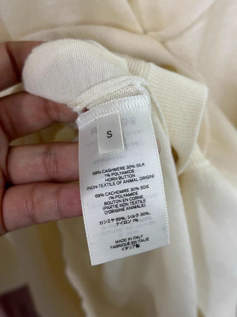 The Row The Row White Cashmere Cardigan Size US S / EU 44-46 / 1 - 5 Thumbnail