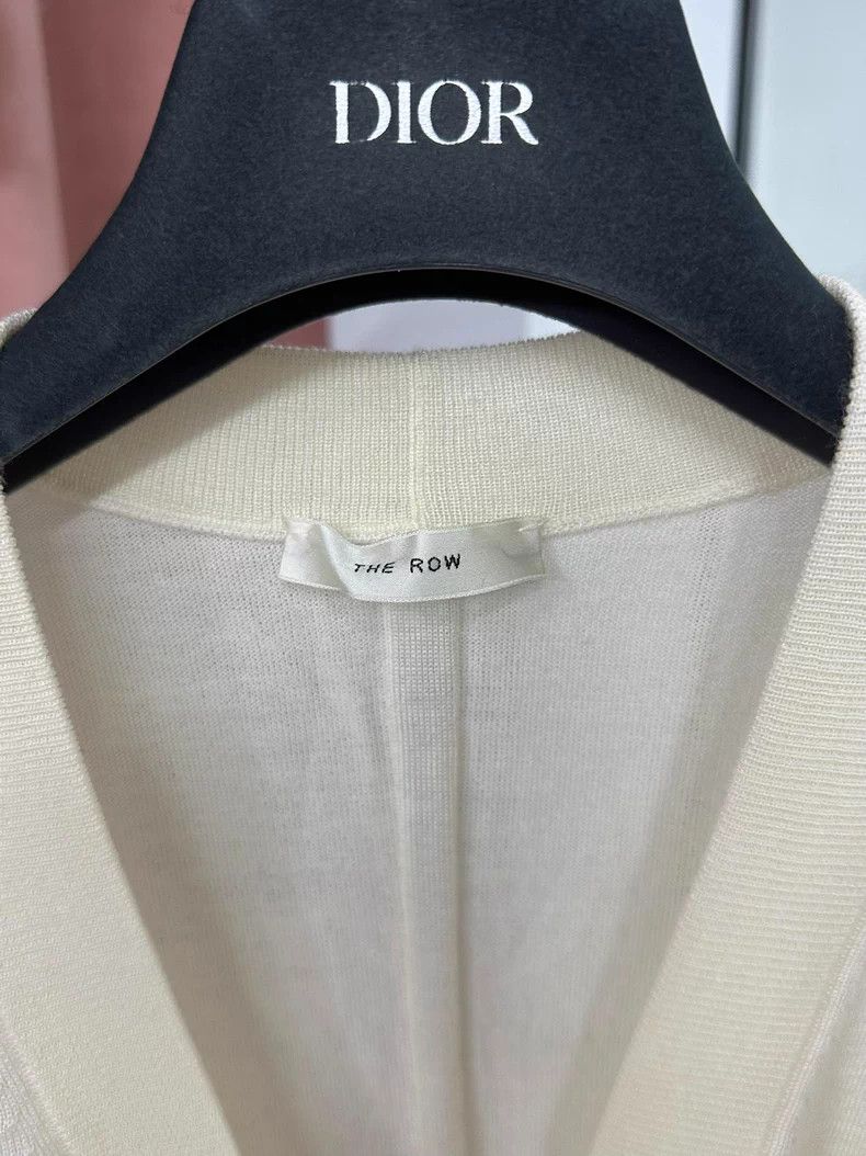 The Row The Row White Cashmere Cardigan Size US S / EU 44-46 / 1 - 3 Thumbnail
