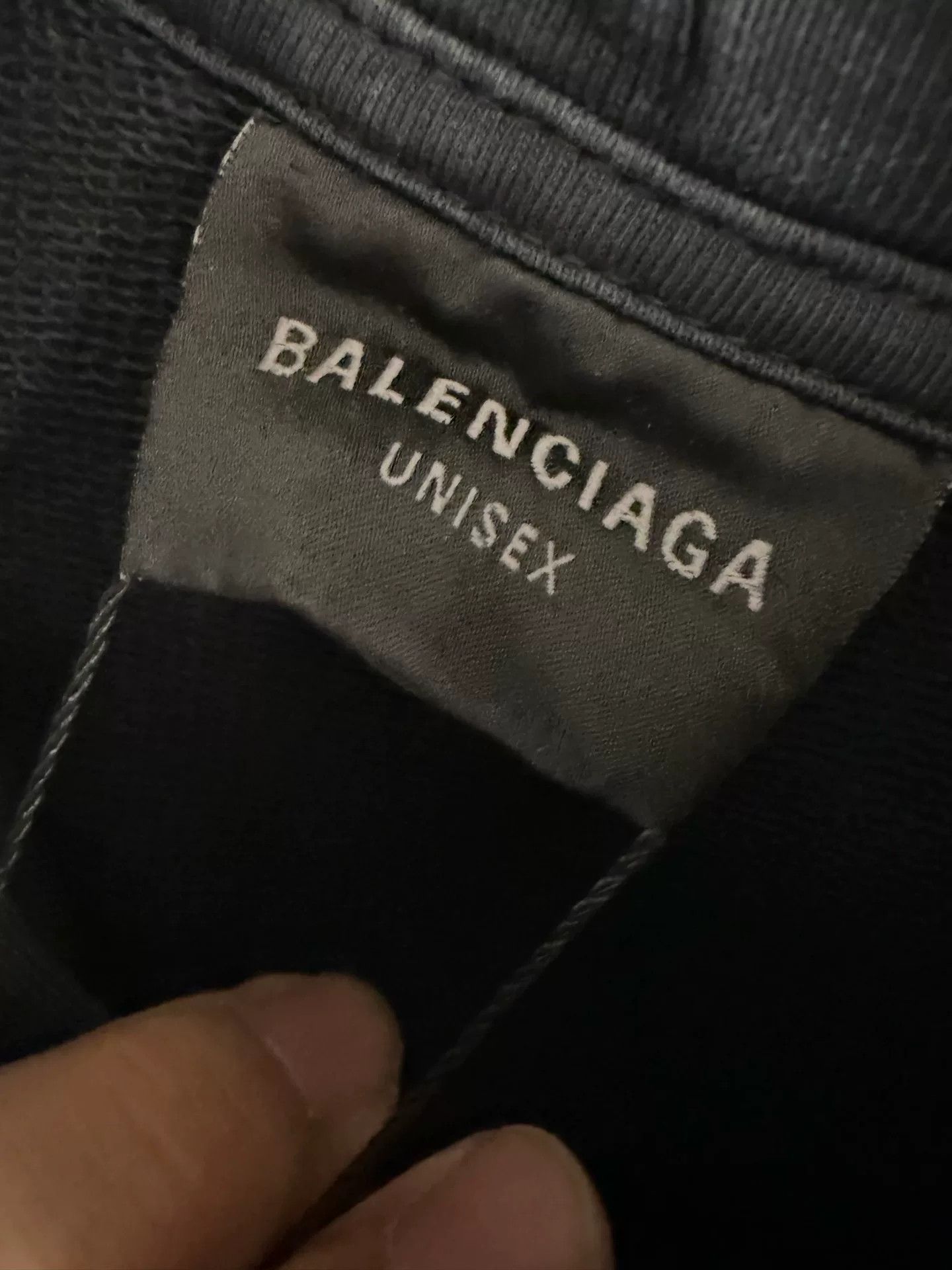 Balenciaga Balenciaga Black Tape Logo Hoodie Size US XXL / EU 58 / 5 - 3 Thumbnail