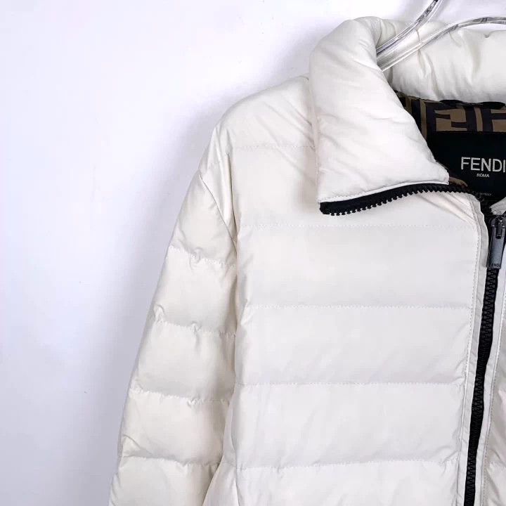 Fendi Fendi Logo Print Zip Collar Down Jacket Size US S / EU 44-46 / 1 - 3 Thumbnail