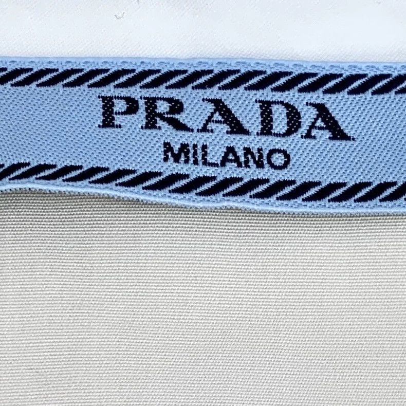 Prada Prada Colorblock Cotton Long Sleeve Dress Size US 36 / EU 52 - 5 Thumbnail
