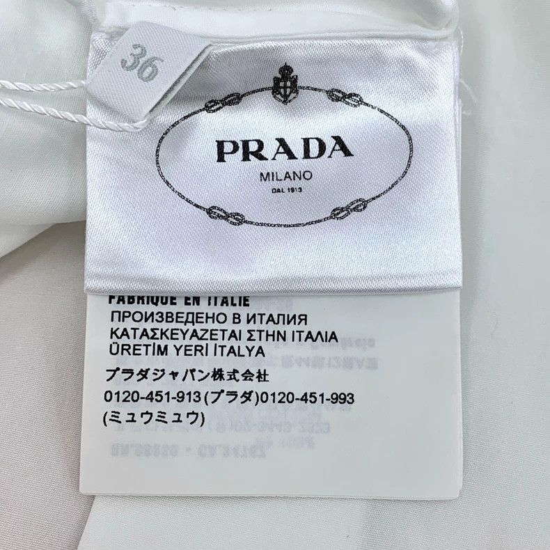 Prada Prada Colorblock Cotton Long Sleeve Dress Size US 36 / EU 52 - 6 Thumbnail