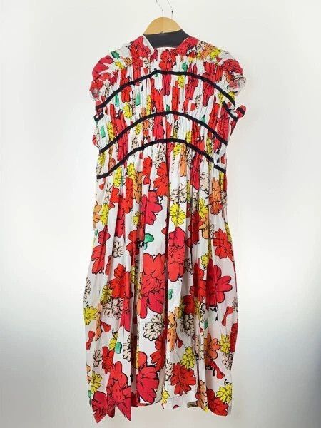 Comme des Garcons COMME des GARCONS Red Floral Dress Size US 34 / EU 50 - 2 Thumbnail