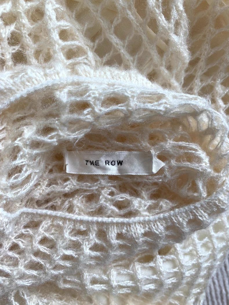 The Row The Row Cream Knit Hollow Out Top Size US S / EU 44-46 / 1 - 3 Thumbnail