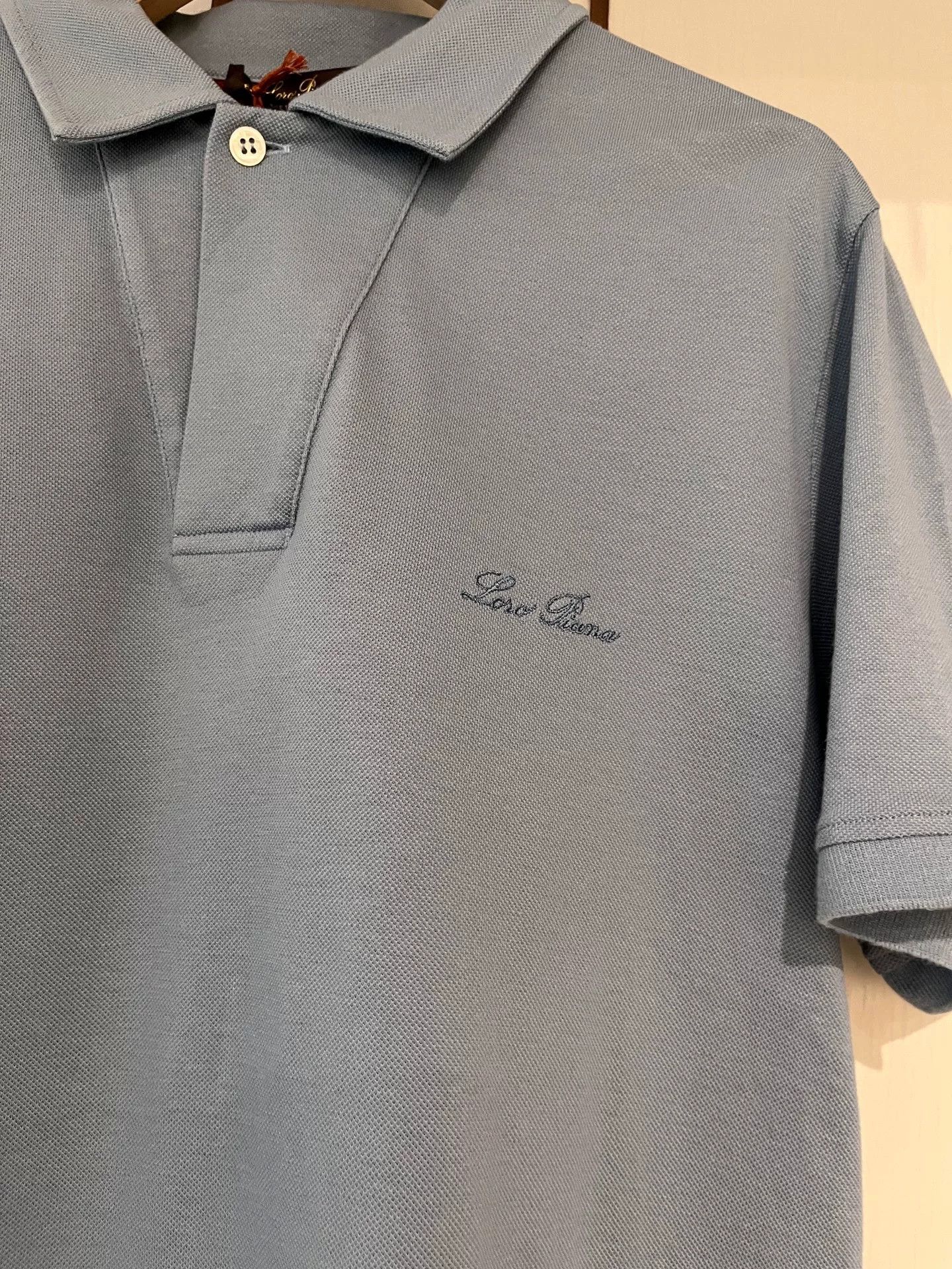 Loro Piana Loro Piana Solid Short Sleeve Polo Size US S / EU 44-46 / 1 - 3 Thumbnail