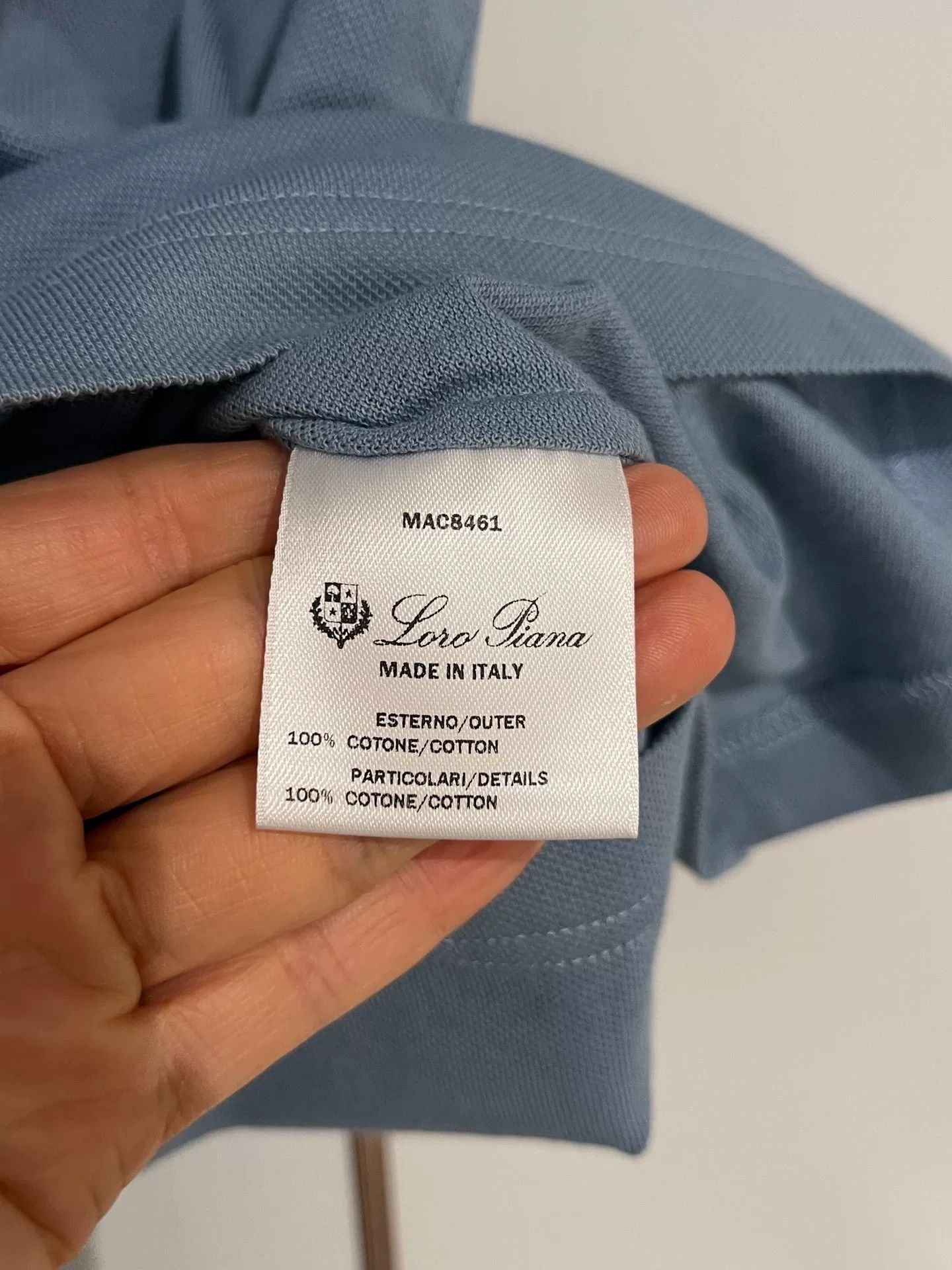 Loro Piana Loro Piana Solid Short Sleeve Polo Size US S / EU 44-46 / 1 - 6 Thumbnail