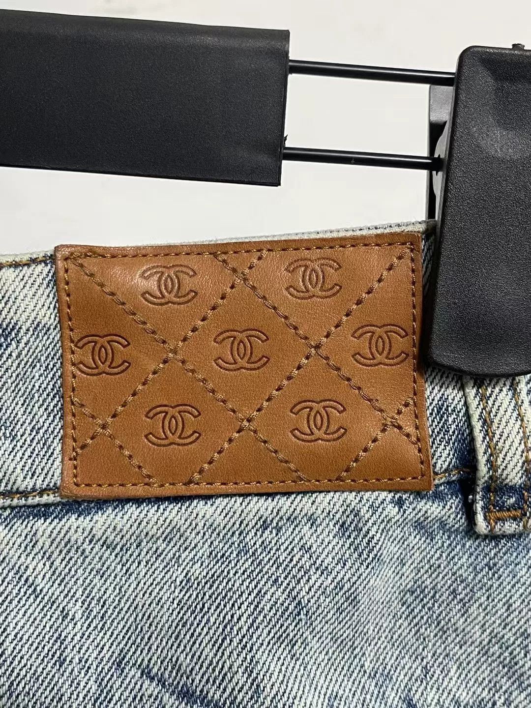 Chanel Chanel Denim Wide-Leg Pants Size US 38 / EU 54 - 5 Thumbnail