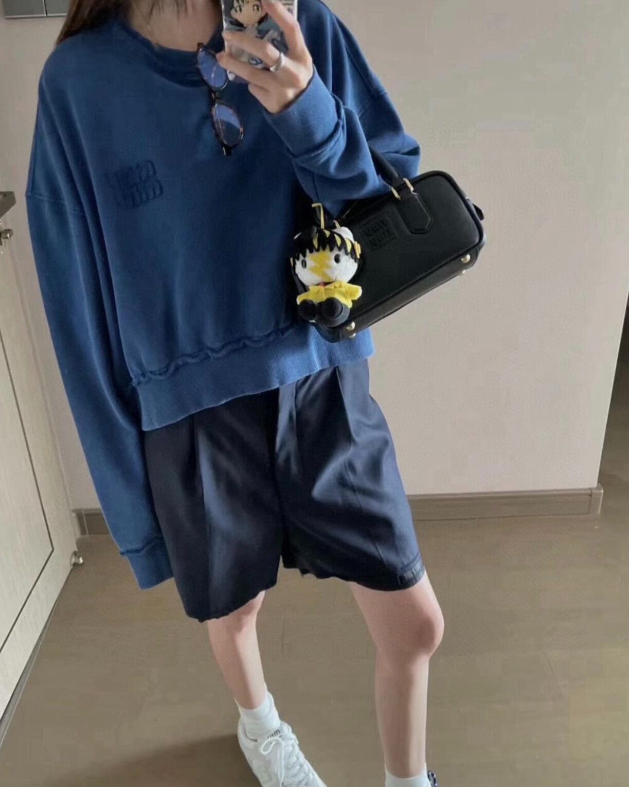 Miu Miu miumiu vintage washed blue sweatshirt Size US XS / EU 42 / 0 - 4 Thumbnail