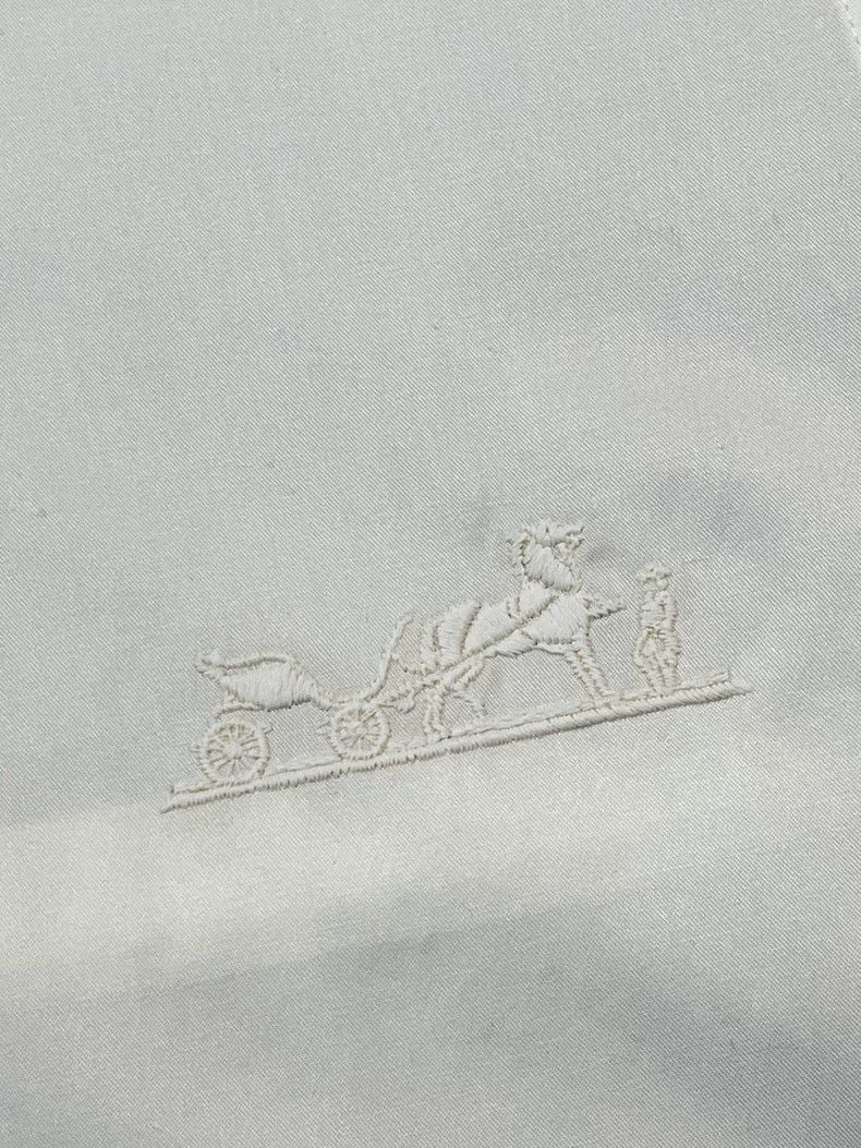 Hermes Hermes White Drawstring Shirt Dress Size US M / EU 48-50 / 2 - 2 Thumbnail