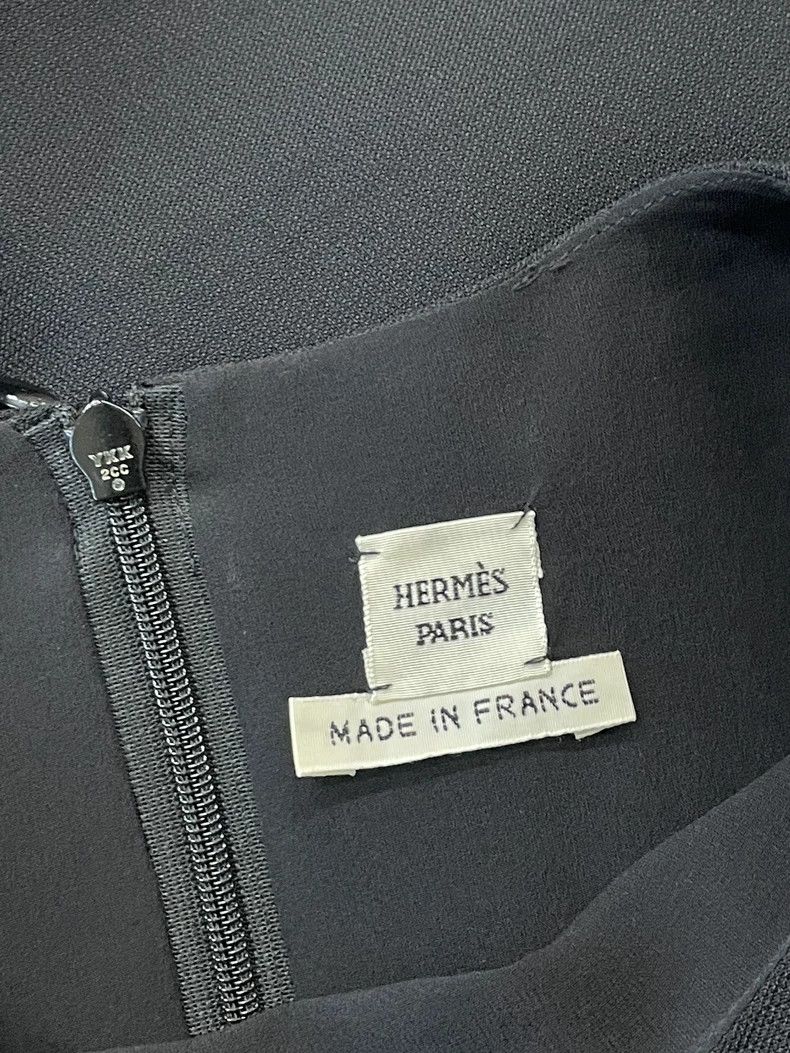 Hermes Hermes Black Belted Long Dress Size US 38 / EU 54 - 6 Thumbnail