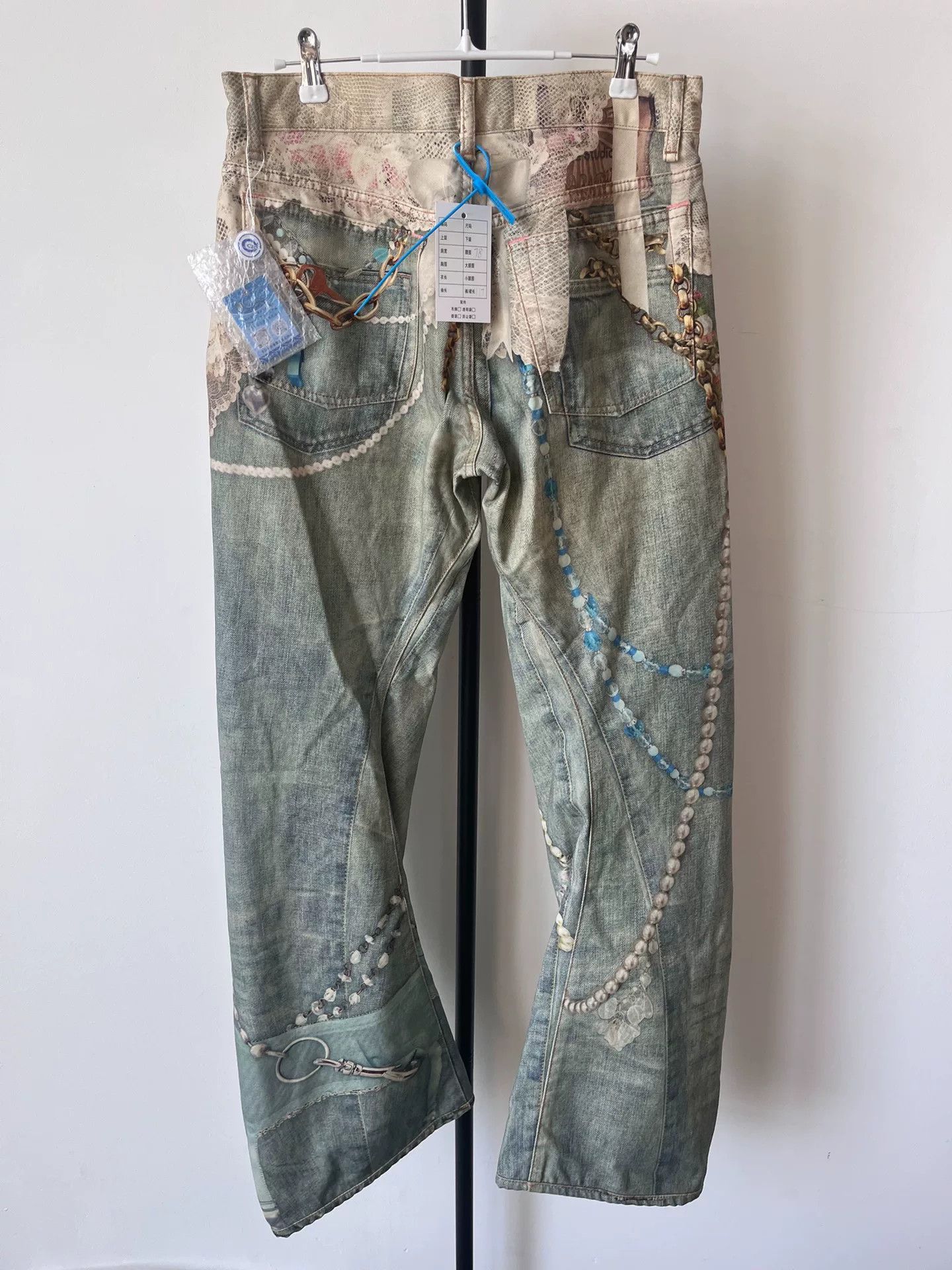 Acne Studios acne studios 3d printed loose fit jeans Size US 44 / EU 60 - 2 Thumbnail