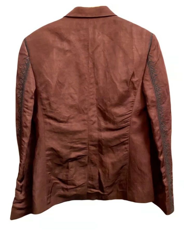 Haider Ackermann Haider Ackermann Embroidered Linen Blazer Size US M / EU 48-50 / 2 - 3 Thumbnail