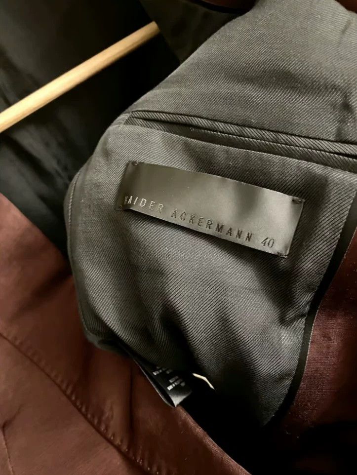 Haider Ackermann Haider Ackermann Embroidered Linen Blazer Size US M / EU 48-50 / 2 - 8 Thumbnail