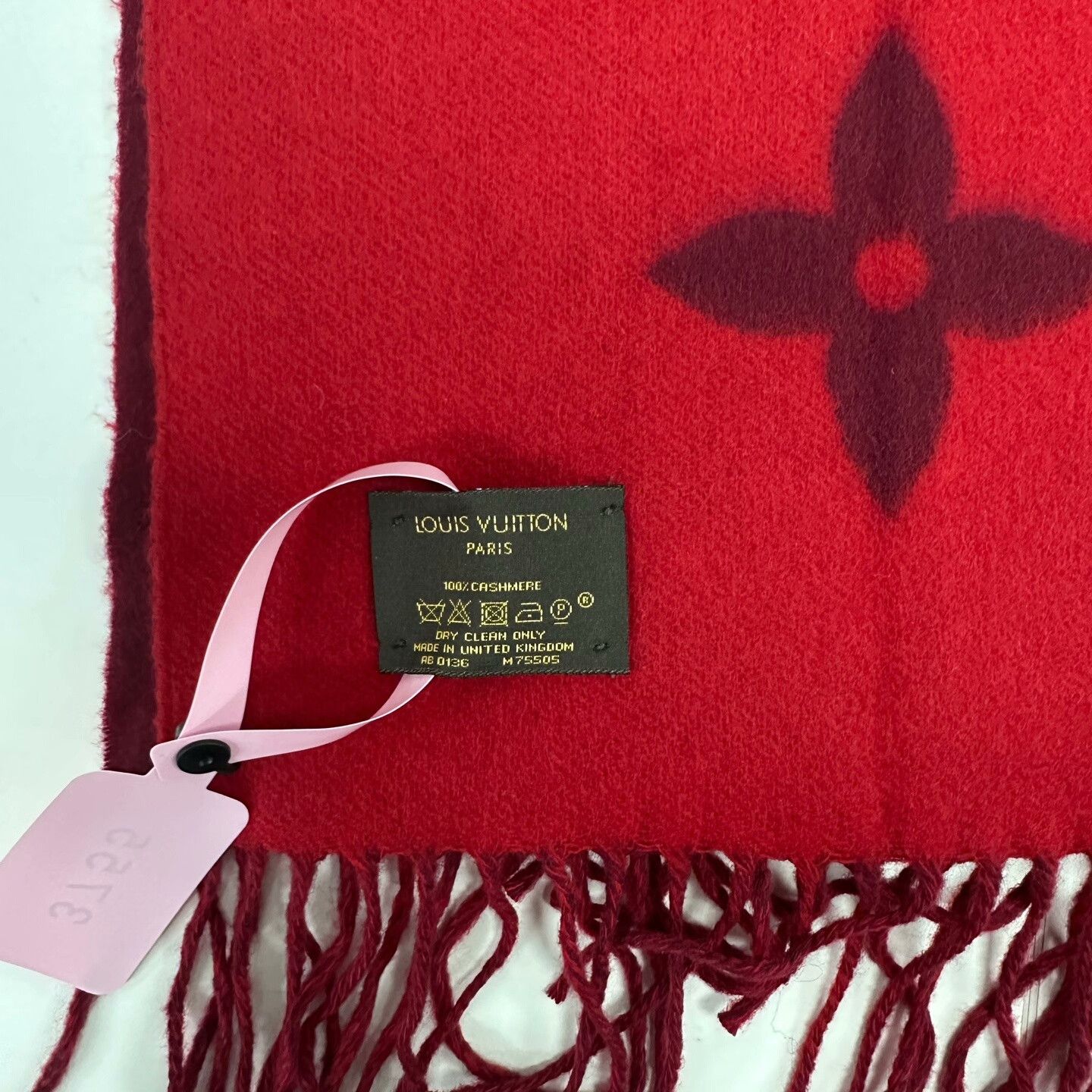 Louis Vuitton LV Double-Sided Cashmere Scarf Size ONE SIZE - 3 Thumbnail