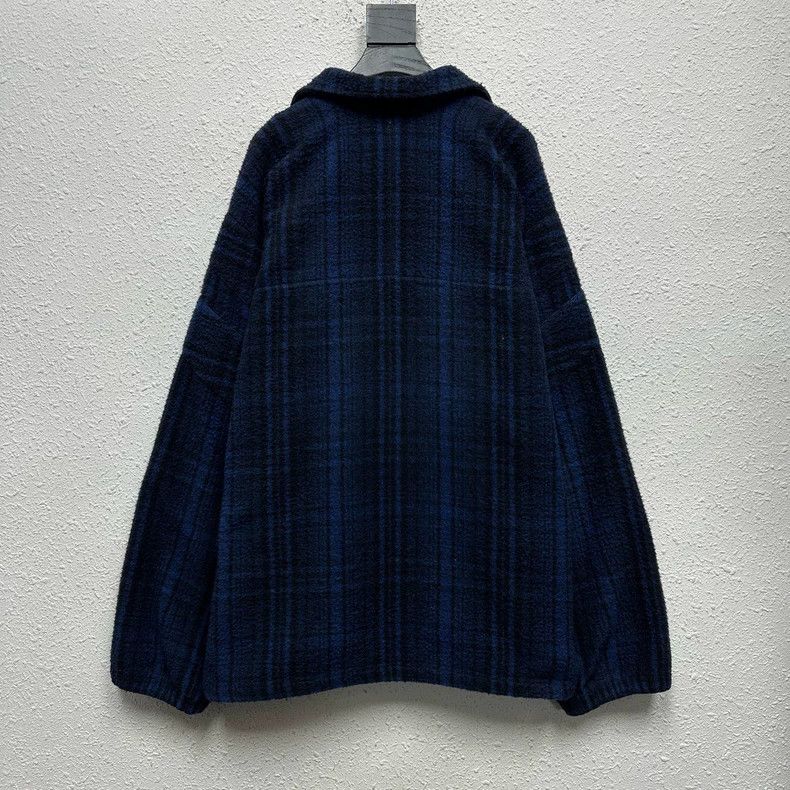 Balenciaga Balenciaga Sporty B Wool Zip Jacket Size US M / EU 48-50 / 2 - 2 Thumbnail