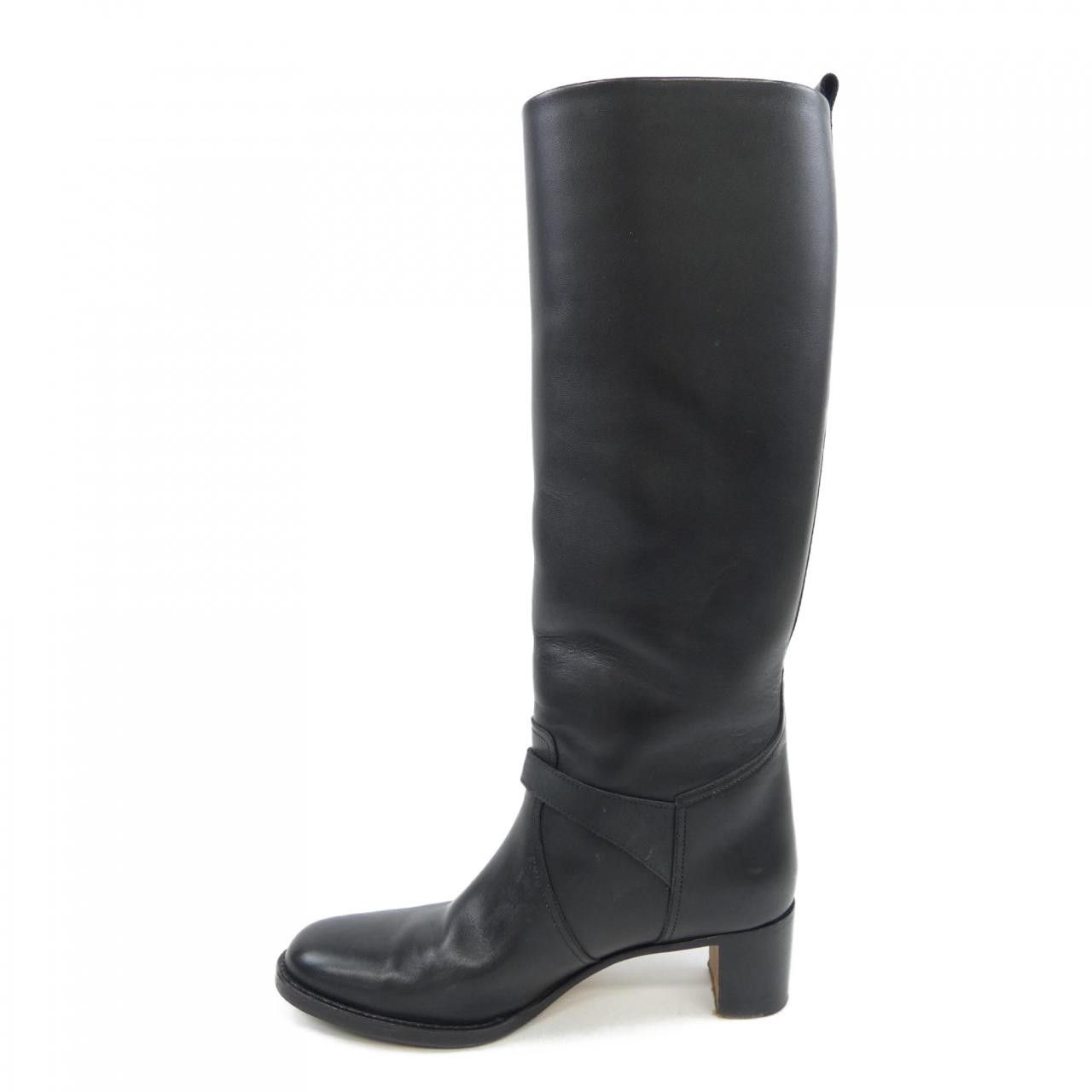 Hermes Hermes Hermes Long Boots Leather Long Boots 37 Leather Shoes DUTY FREE for USA Size ONE SIZE - 2 Thumbnail