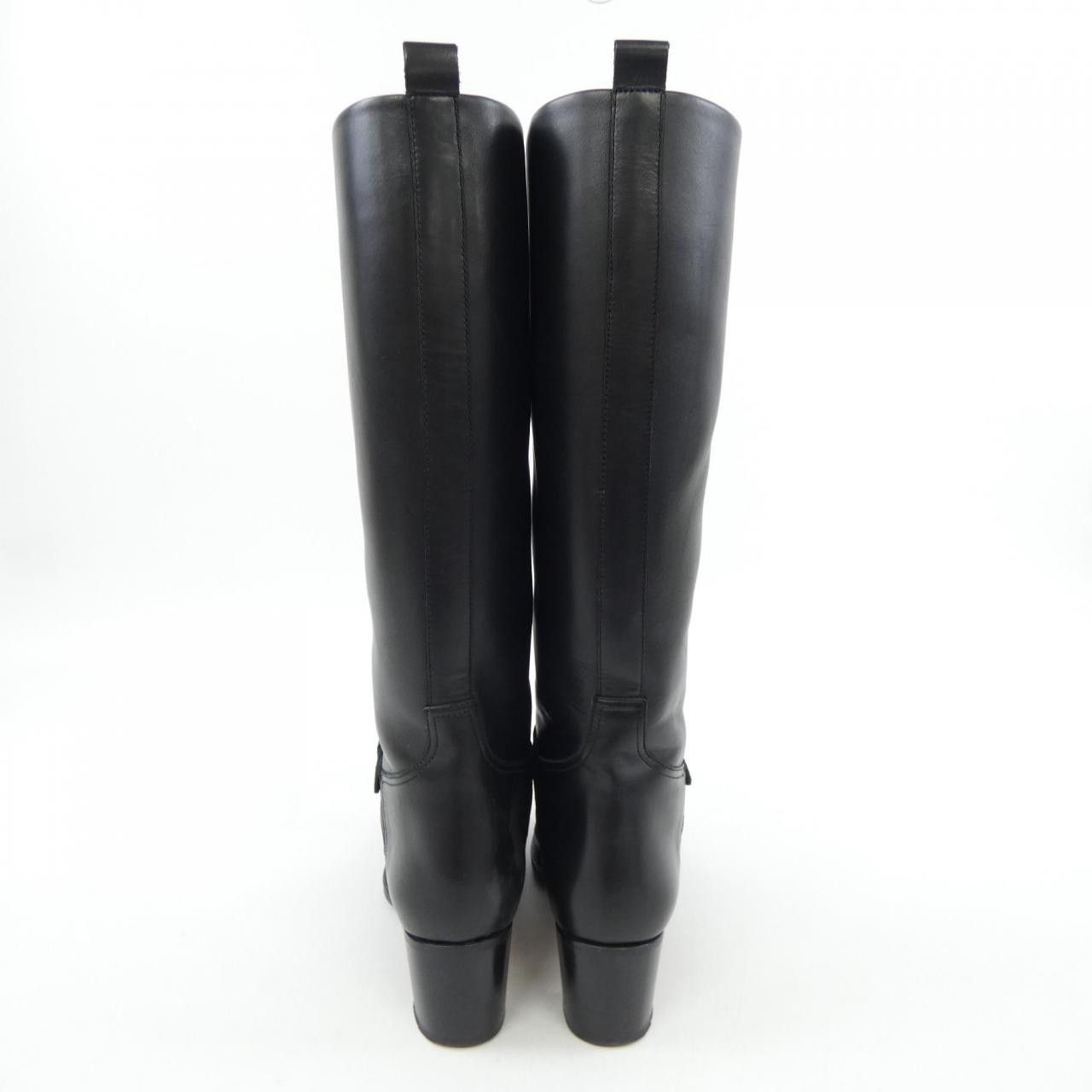 Hermes Hermes Hermes Long Boots Leather Long Boots 37 Leather Shoes DUTY FREE for USA Size ONE SIZE - 5 Thumbnail