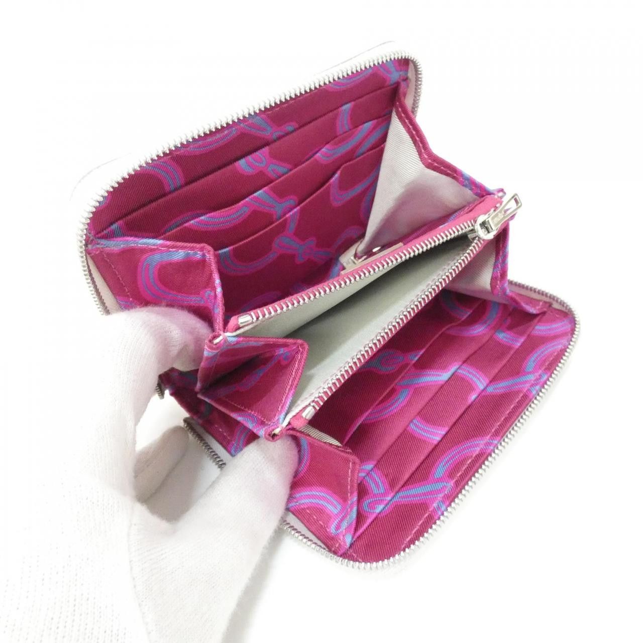 Hermes Hermes Hermès MORS & CO Silk In Compact Epsom Wallet Leather Short Wallet DUTY FREE for USA Size ONE SIZE - 5 Thumbnail