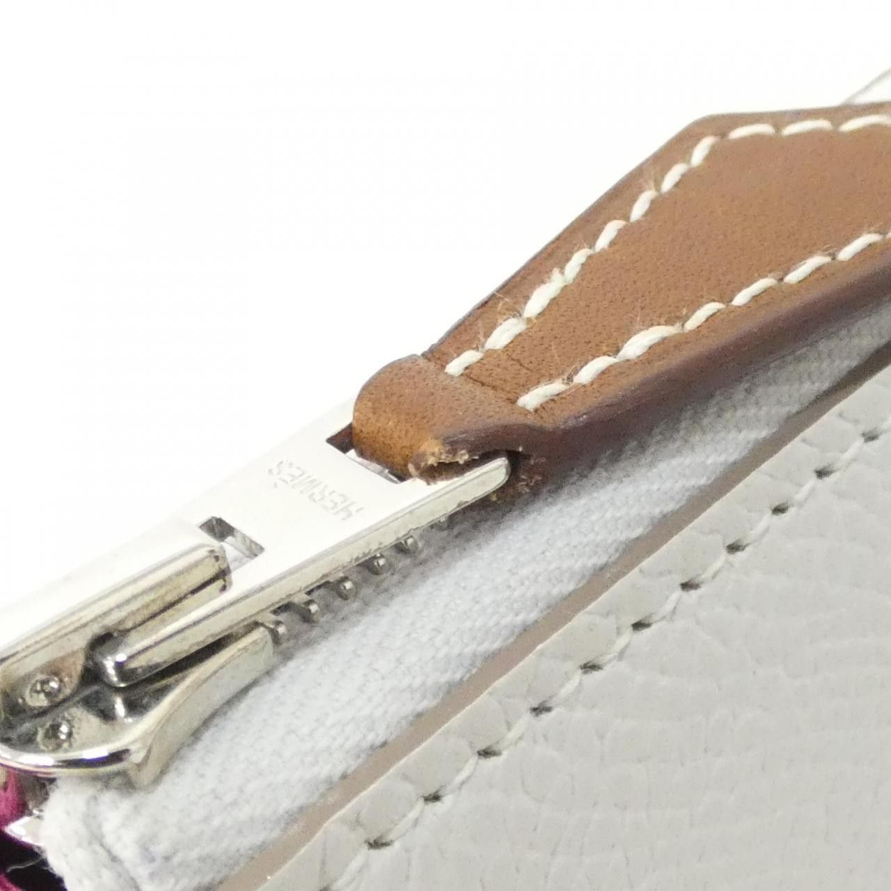 Hermes Hermes Hermès MORS & CO Silk In Compact Epsom Wallet Leather Short Wallet DUTY FREE for USA Size ONE SIZE - 3 Thumbnail